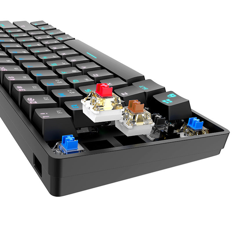 RGB Mechanische Gaming-Tastatur mit anpassbaren Hintergrundbeleuchtungseffekten Brehn