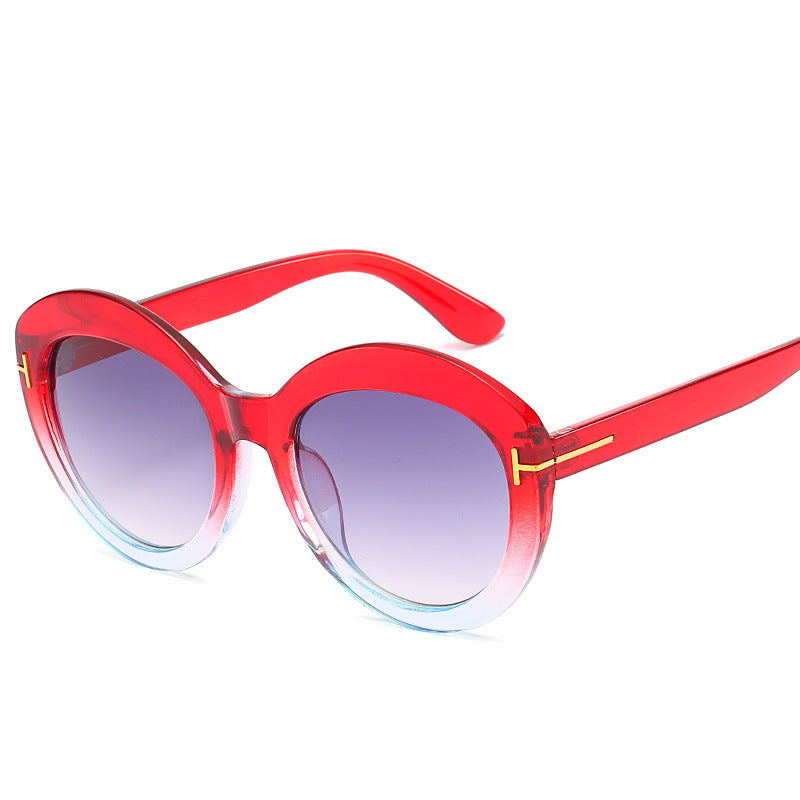 Oversized Gradient Lens Sonnenbrille Brehn
