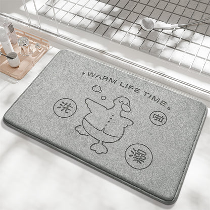 Verspieltes Bunny Design Badematte Brehn