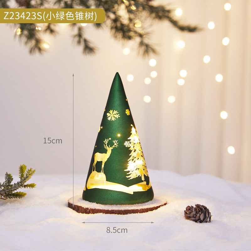 Dekorative LED Weihnachtsbaumlaterne