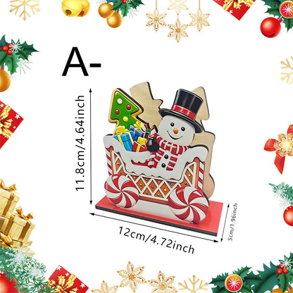 Weihnachtsdeko mit Lebkuchenhaus Motiven Brehn