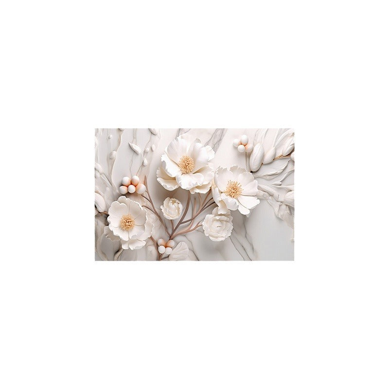 Strukturiertes florales Design Badmatte Brehn