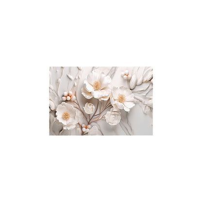 Strukturiertes florales Design Badmatte Brehn