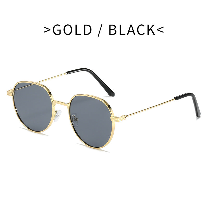 Damen Stilvolle runde Designermode Sonnenbrille Brehn