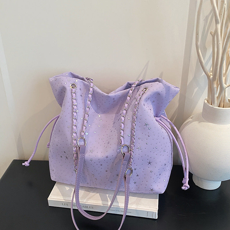 WoStylish Zugband Schultertasche Brehn