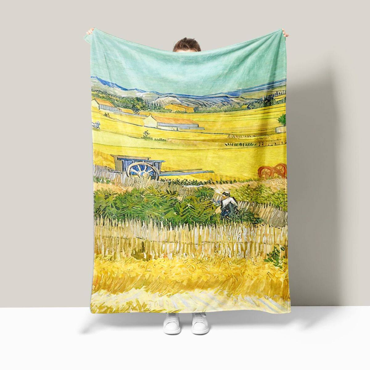 Kunstvolle Sternen-Nacht Fleece-Decke