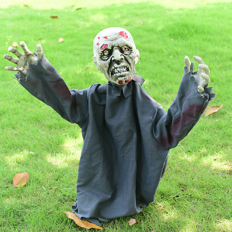 Animierte gruselige Zombie-Dekoration Brehn