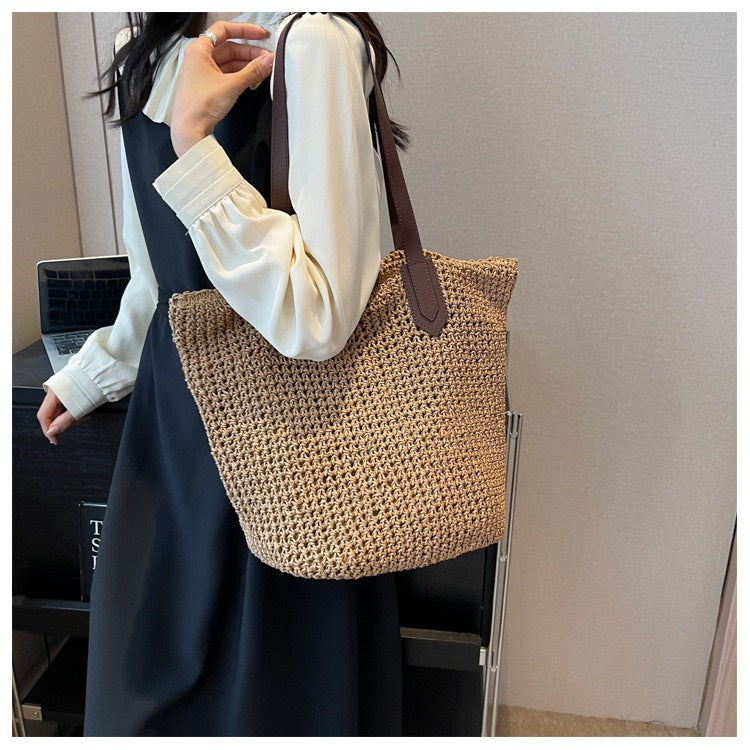 Vielseitige Geflochtene Strandtasche Brehn