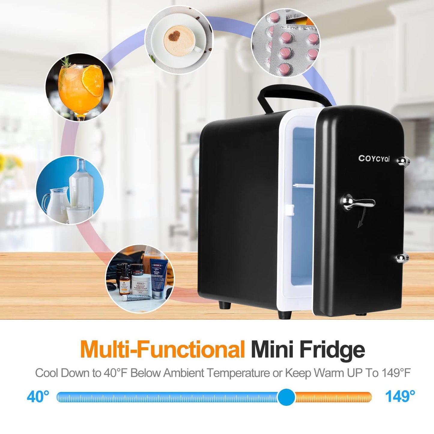 Mini tragbarer Kühlschrank Brehn