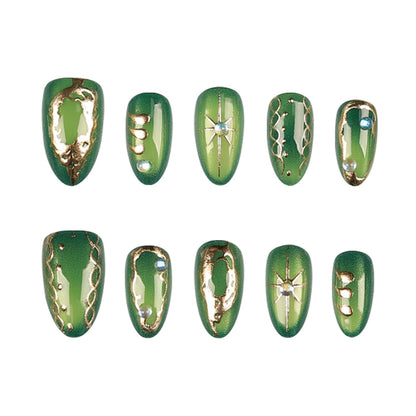 Künstlerisches Press-On Nageldesign Set