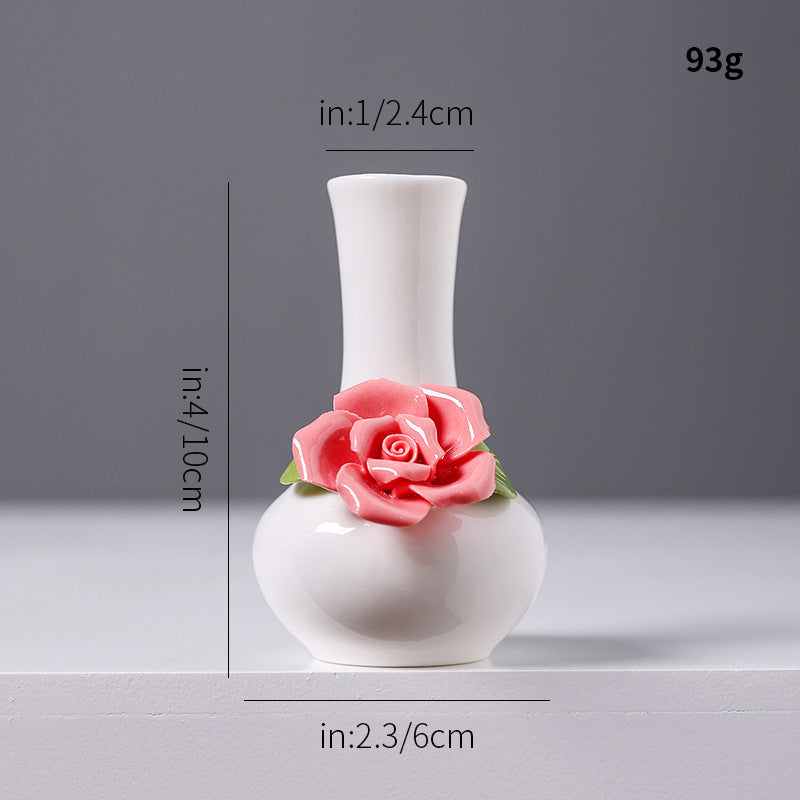 Florale Keramikvase