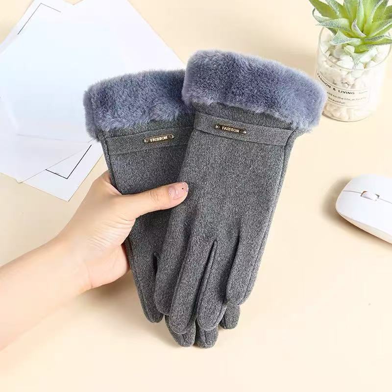 Luxuriöse Fleecegefütterte Touchscreen-Handschuhe Brehn