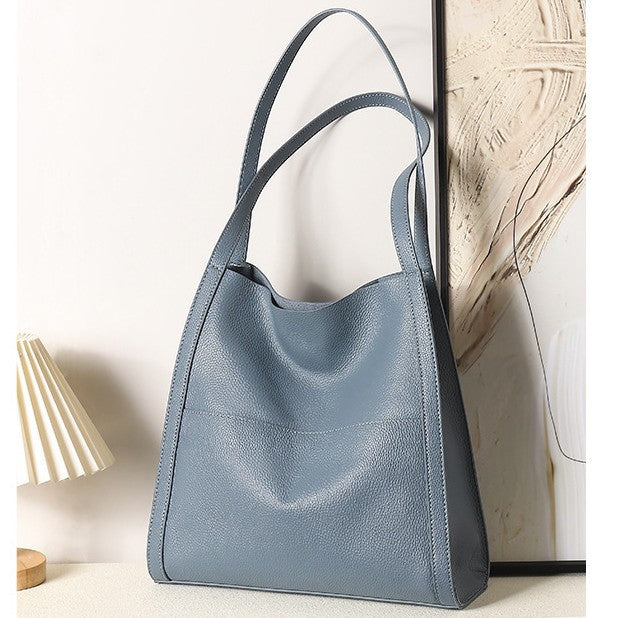 Gepufftes Leder Bequeme Schultertasche