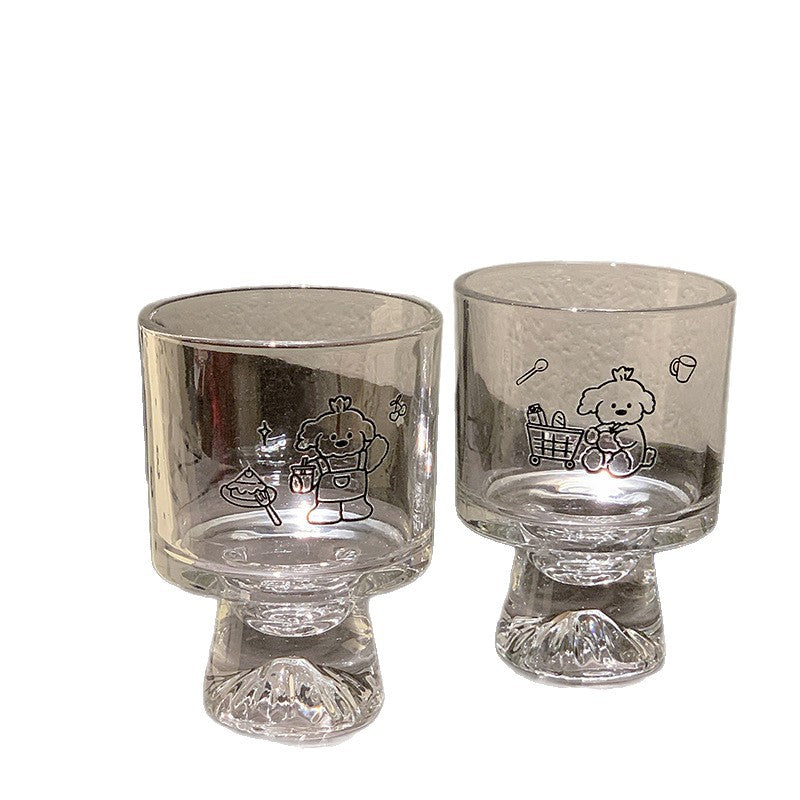 Trinkglas mit Liebevoll Gestalteten Tiermotiven Brehn