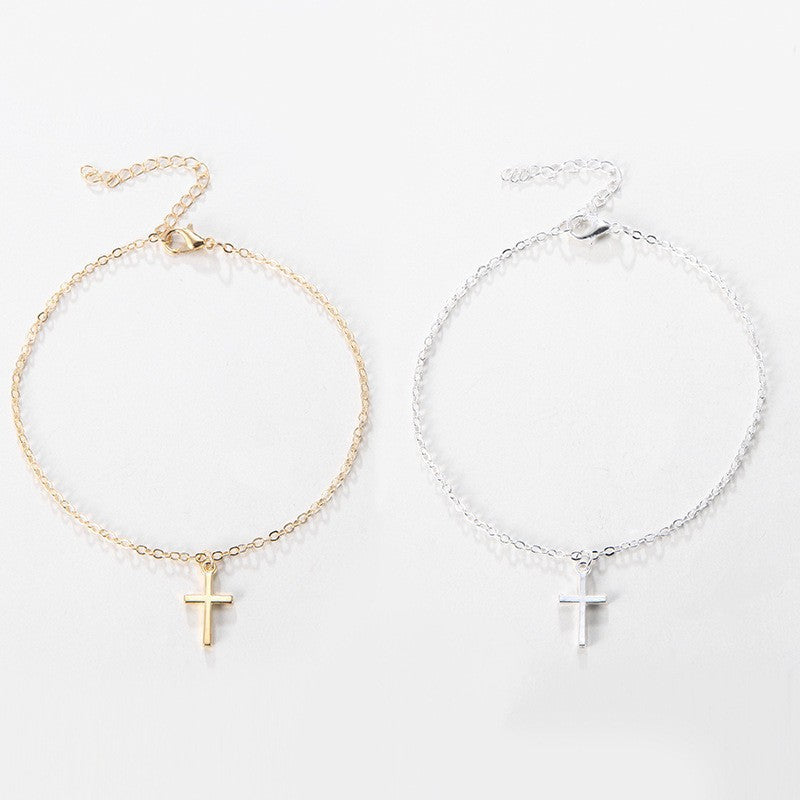Delikater Kreuz Charm Armband Brehn
