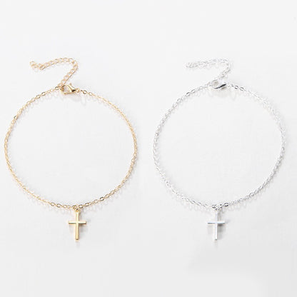 Delikater Kreuz Charm Armband Brehn