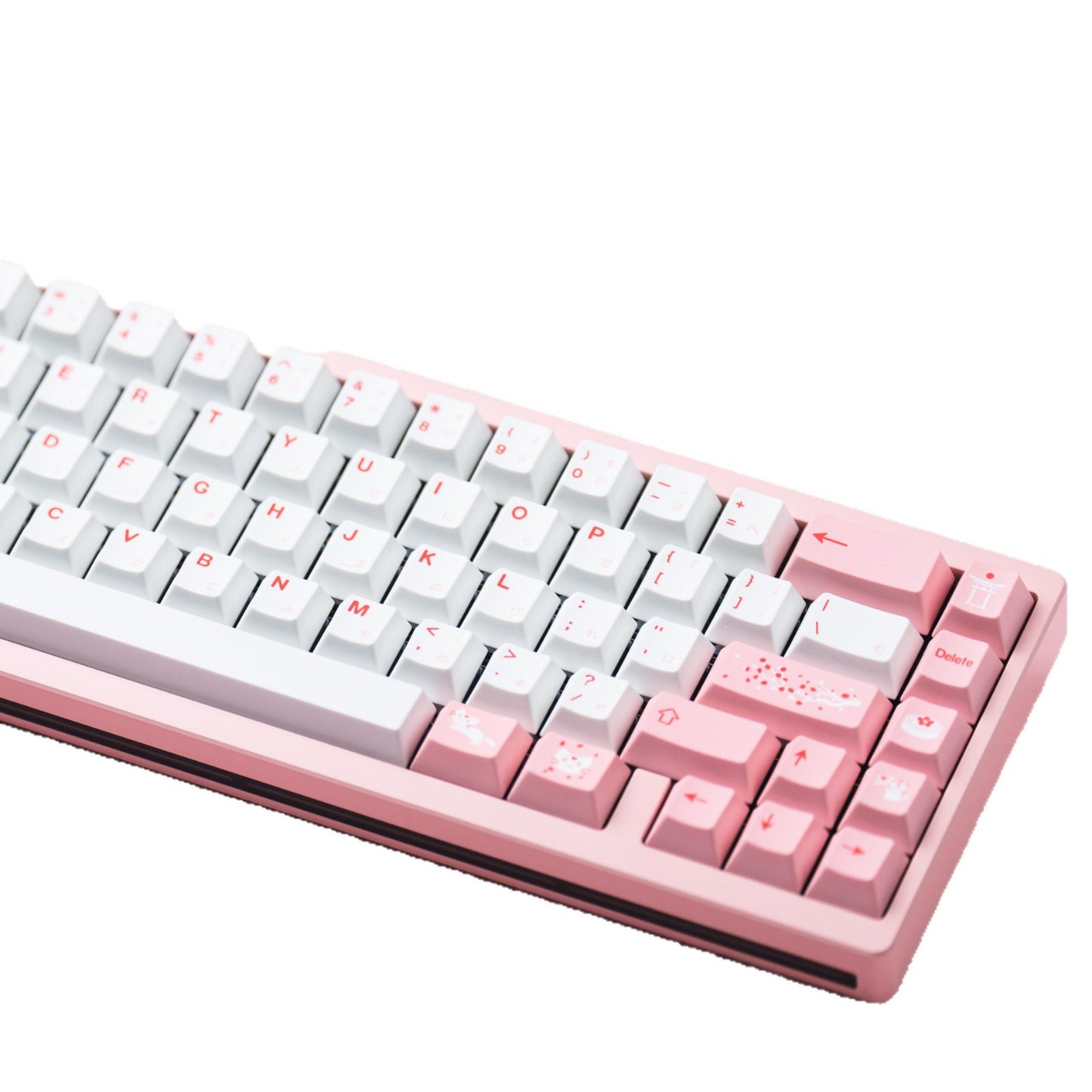 Benutzerdefinierte pinke Keycap Mechanische Tastatur Brehn