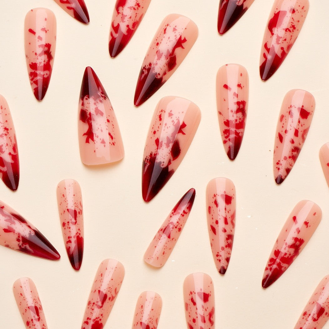 Künstlerisches Verlängertes Stilettonägel-Set Brehn