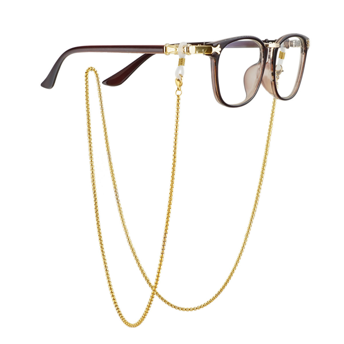 Premium Metall Brille Kette Brehn