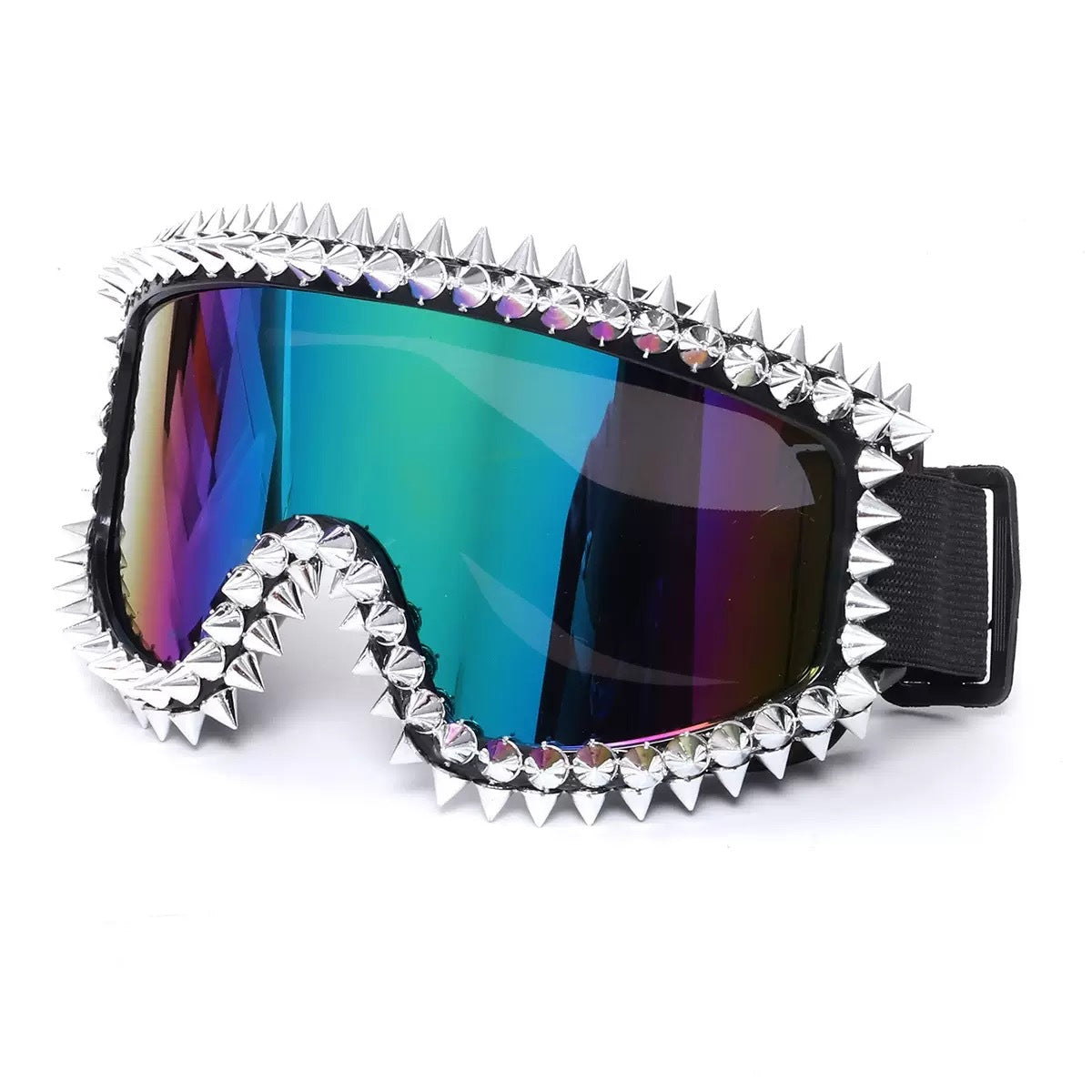 Damen modische Skibrille mit trendigem Nieten-Design Brehn