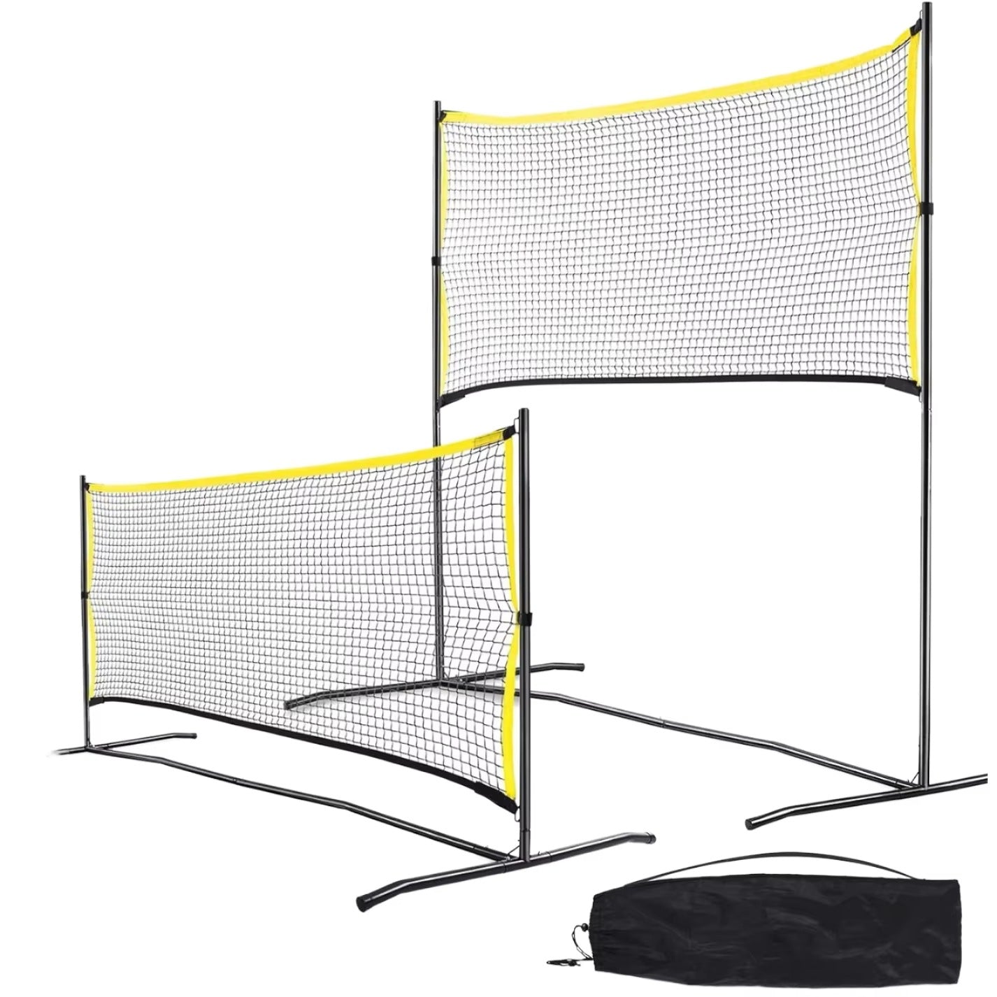 Verstellbares tragbares Tennis-Übungsnetz Brehn