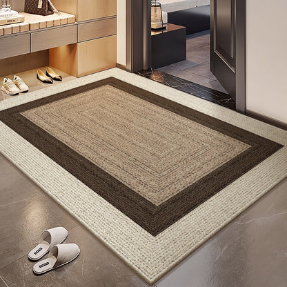 Zeitgenössischer rechteckiger Teppich