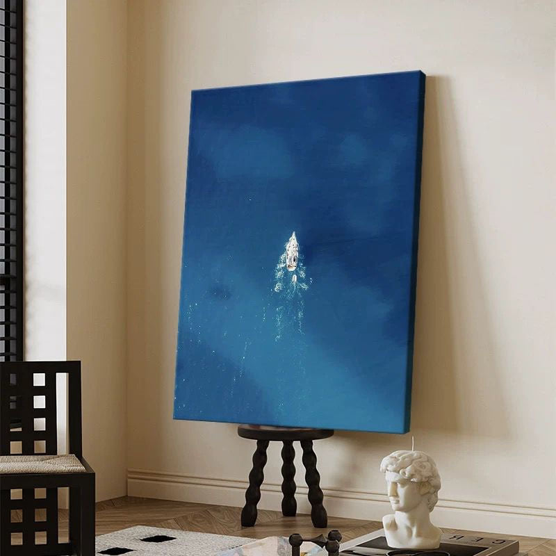 Maritim inspiriertes Wandkunstdruck
