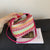 Texturierte handgewebte Mini-Crossbody-Tasche Brehn
