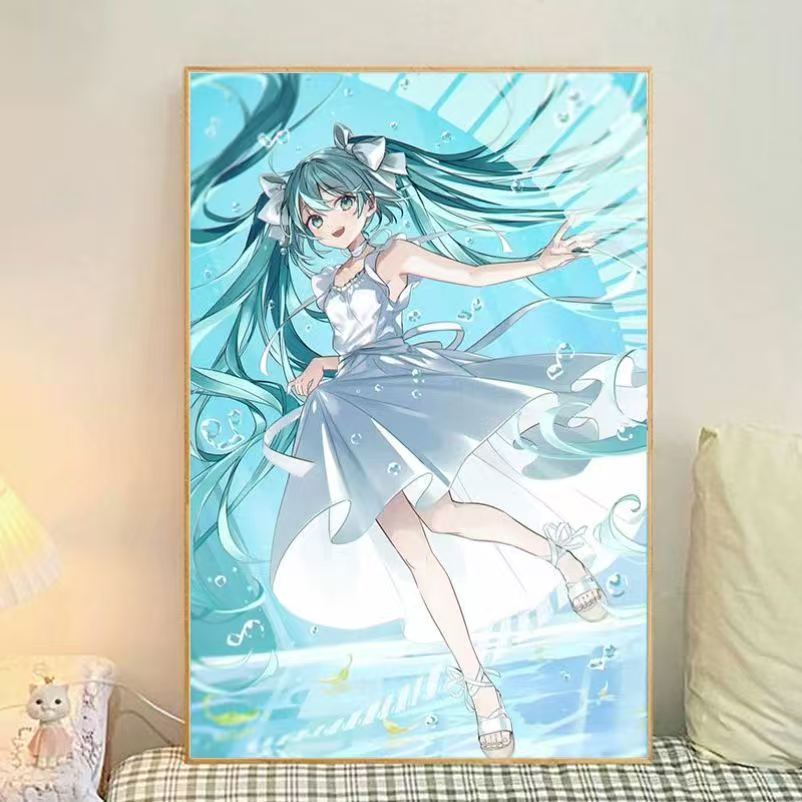 Anime-Themen Illustrierte Leinwand Kunstdruck Brehn