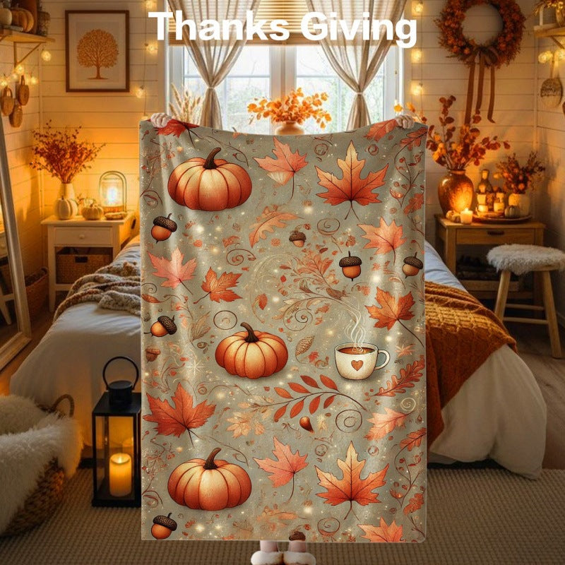 Thanksgiving-Themen Kuscheldecke
