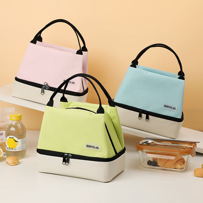 Isolierte Lunch-Tasche mit Mehrfächertdesign Brehn