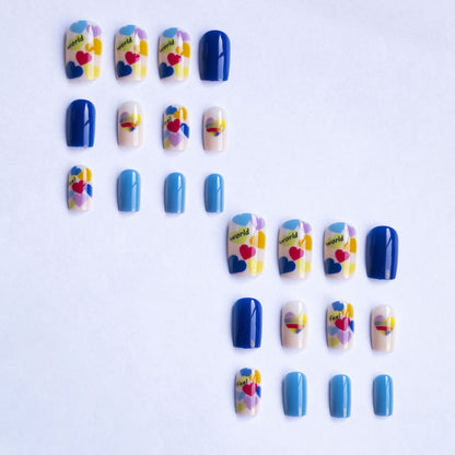 Kreatives herzthemen Nagelkunst-Set