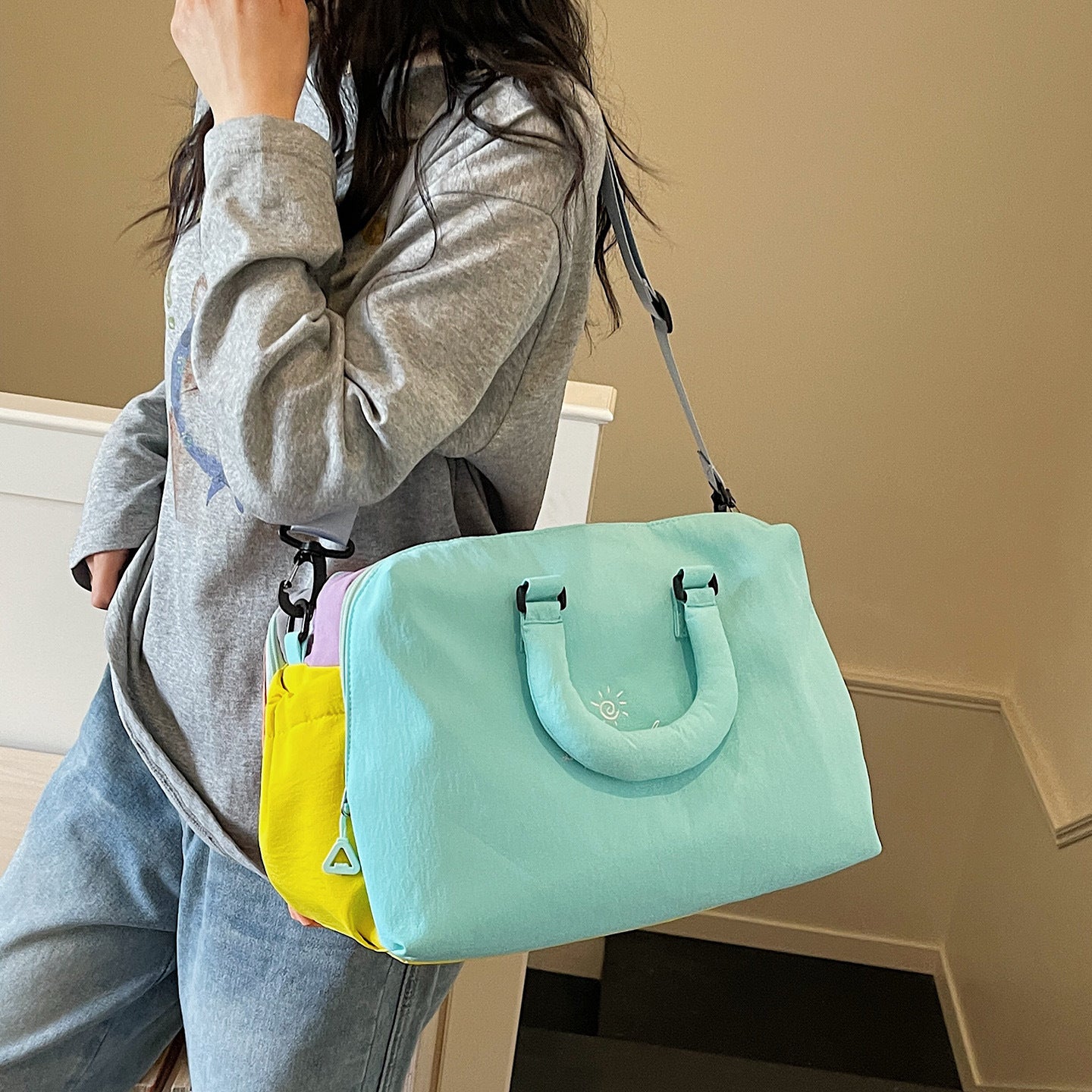 Stylische Mehrfarbige Reisetasche Brehn