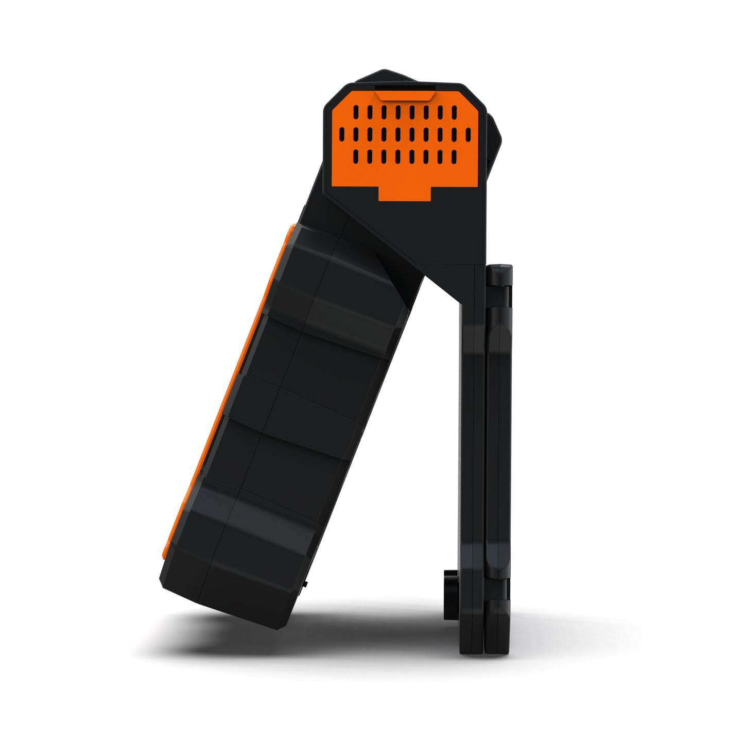 Kühlender tragbarer Solar-Campingventilator mit USB-C-Powerbank und integrierter LED-Arbeitsleuchte Brehn