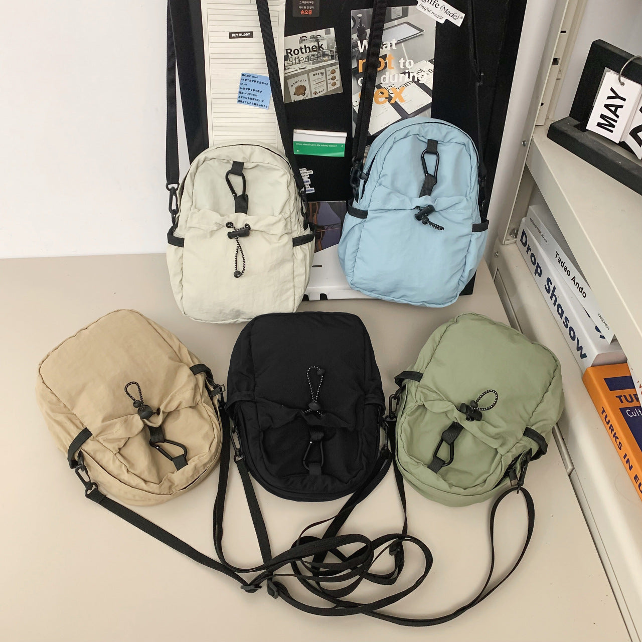 Praktischer Crossbody-Rucksack mit Multifunktionalen Fächern Brehn