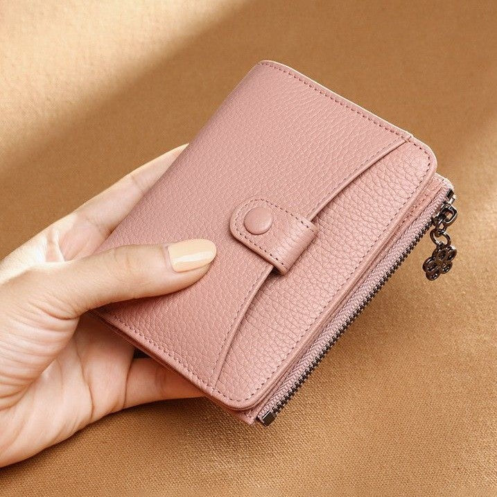 Elegante kompakte Reißverschluss um Wallet Brehn