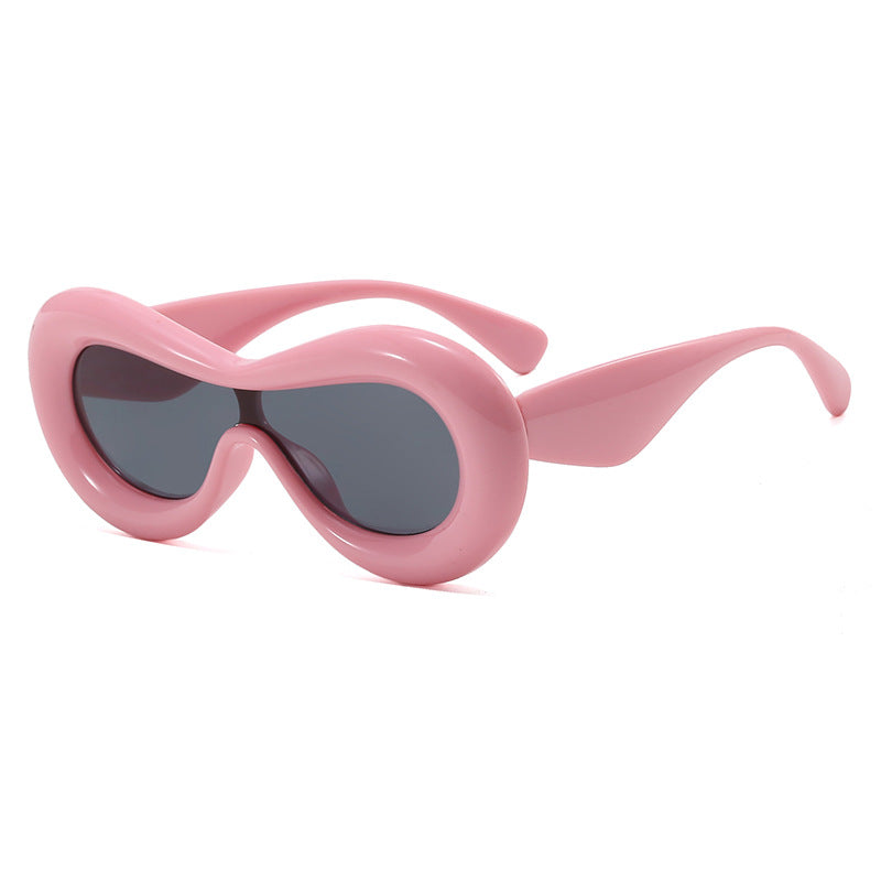 Damen futuristische Design-Sonnenbrille Brehn