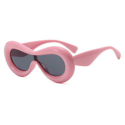 Damen futuristische Design-Sonnenbrille Brehn