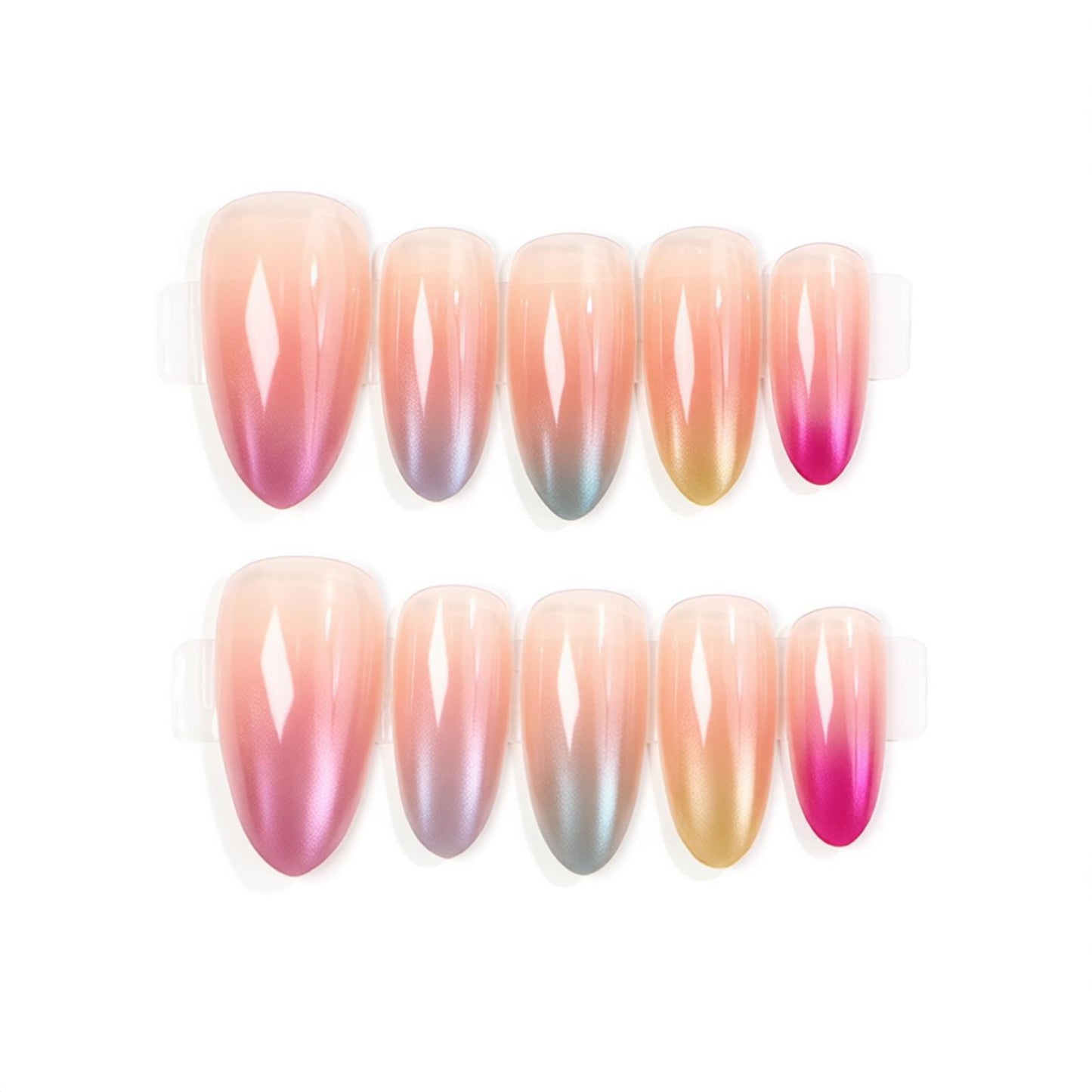 Ombre Gradient Press-On Nail Set Brehn