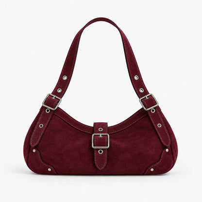 Wildleder Schultertasche