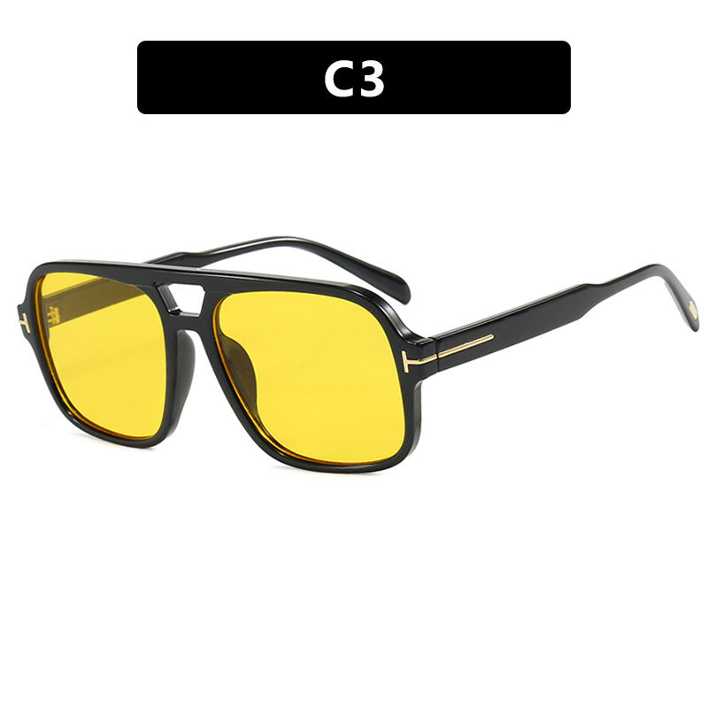 Damen Stylische Sonnenbrille im markanten Rechteckformat Brehn