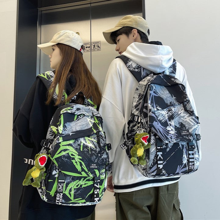 Stylischer Grafikdruck-Rucksack Brehn