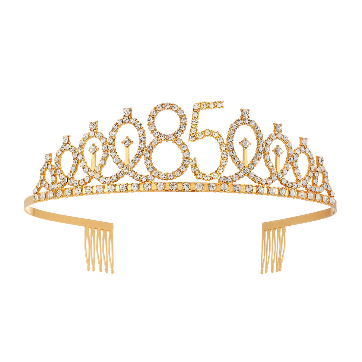 Damen Kristallverzierte Tiara mit elegantem Design Brehn