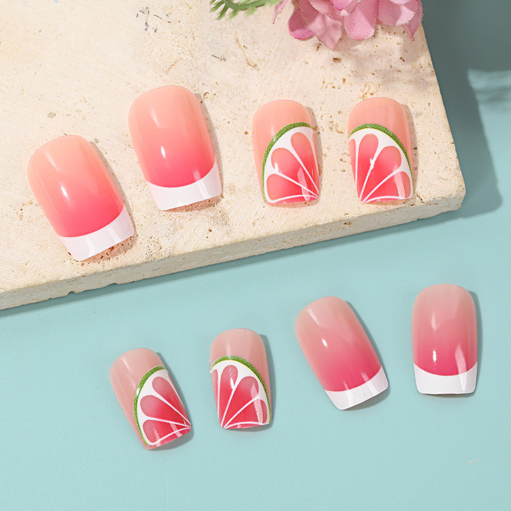 Kunstnagel Set mit aufregenden Wassermelonendesigns Brehn