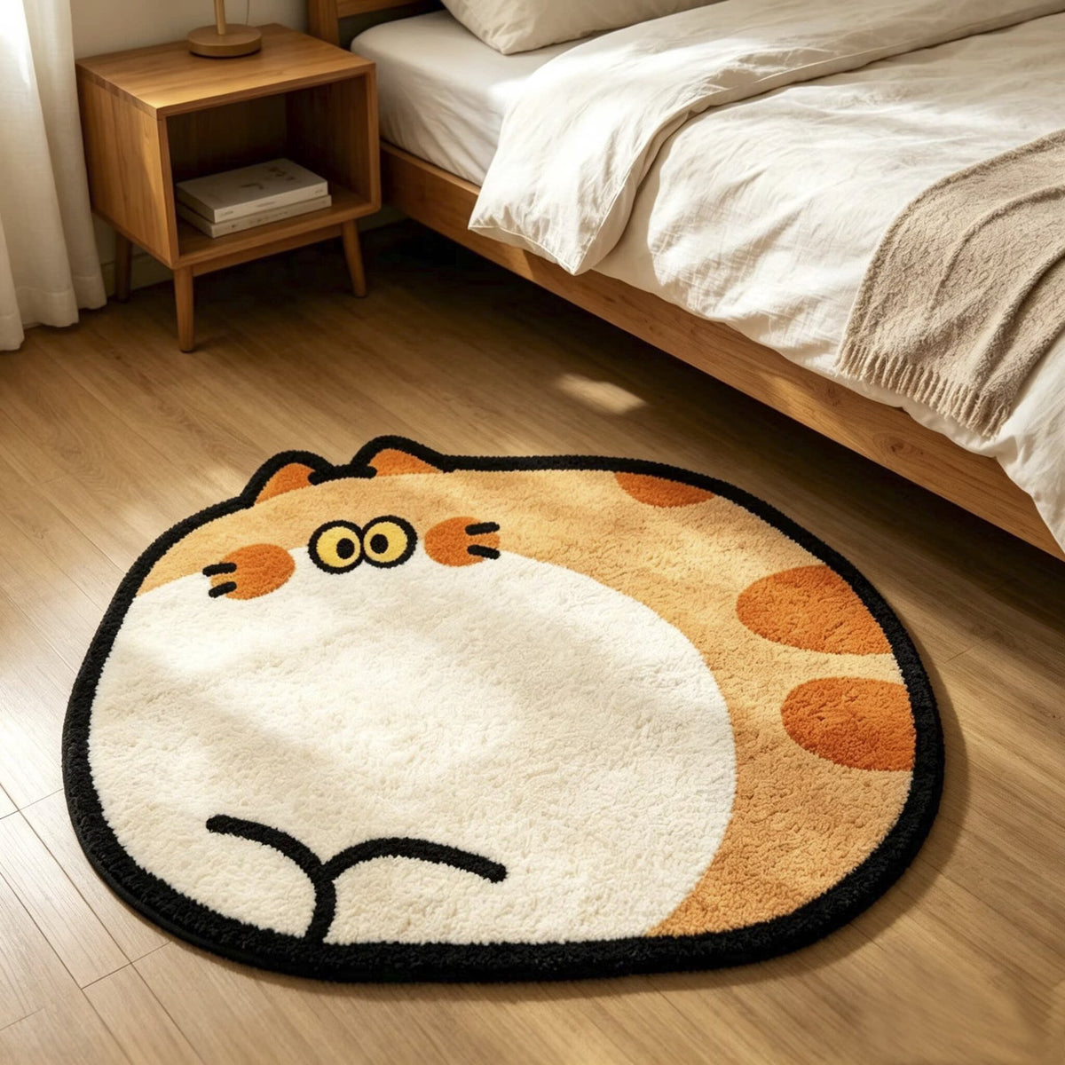 Süße katzen-themed Plüsch-Bereichsmatte
