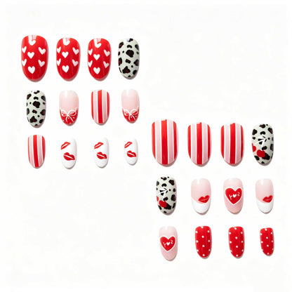 Herz-Themen Nagelkunst Set