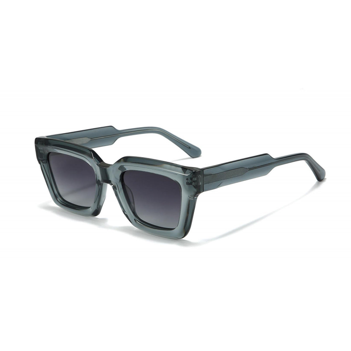 Damen quadratische Sonnenbrille mit modernem Kunststoffrahmen und sanften Gläsern Brehn