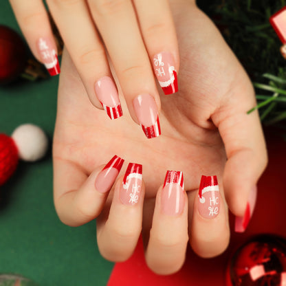 Kunstvolle Nagelverlängerungen mit Glitzer und Strassverzierungen Brehn