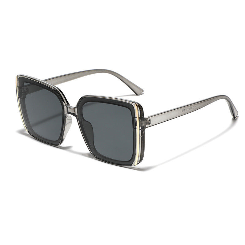 Damen oversized Designer-Sonnenbrille mit einzigartigem Rahmen Brehn
