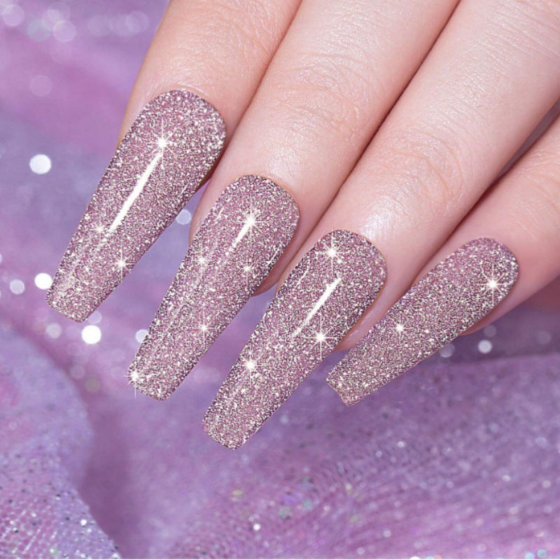 Glamouröse Glitzernd Press-On Nagelspitzen Brehn